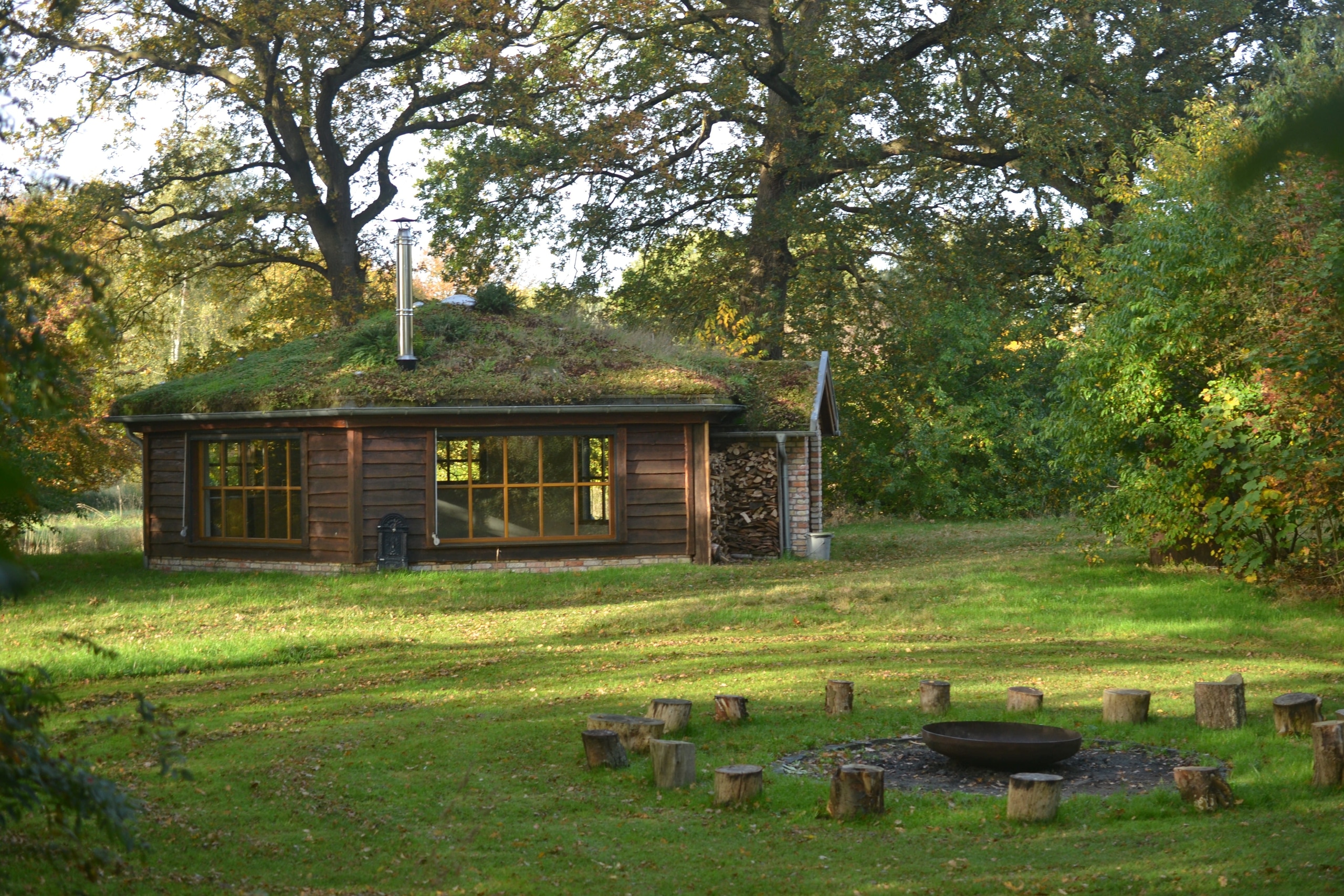 NATURE TEMPLE NESTLED IN THE OAK TREES